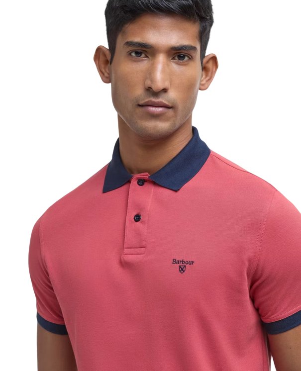 Barbour Barbour Men's Lynmouth Tipped Tailored Polo Shirt