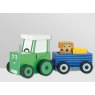 Tractor Ted Tractor Ted And Trailer Wooden Toy