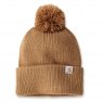 Carhartt Knit Pom-Pom Cuffed Logo Beanie