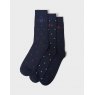 Crew Clothing  3 Pack Spot Bamboo Socks