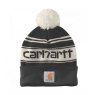 Carhartt Carhartt Knit Pom-Pom Cuffed Logo Beanie