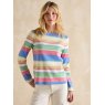 Joules Joules Women's Harbour Multi Boat Neck Printed Top