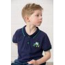 Lighthouse Lighthouse Pier Boys' Short Sleeve Polo Shirt